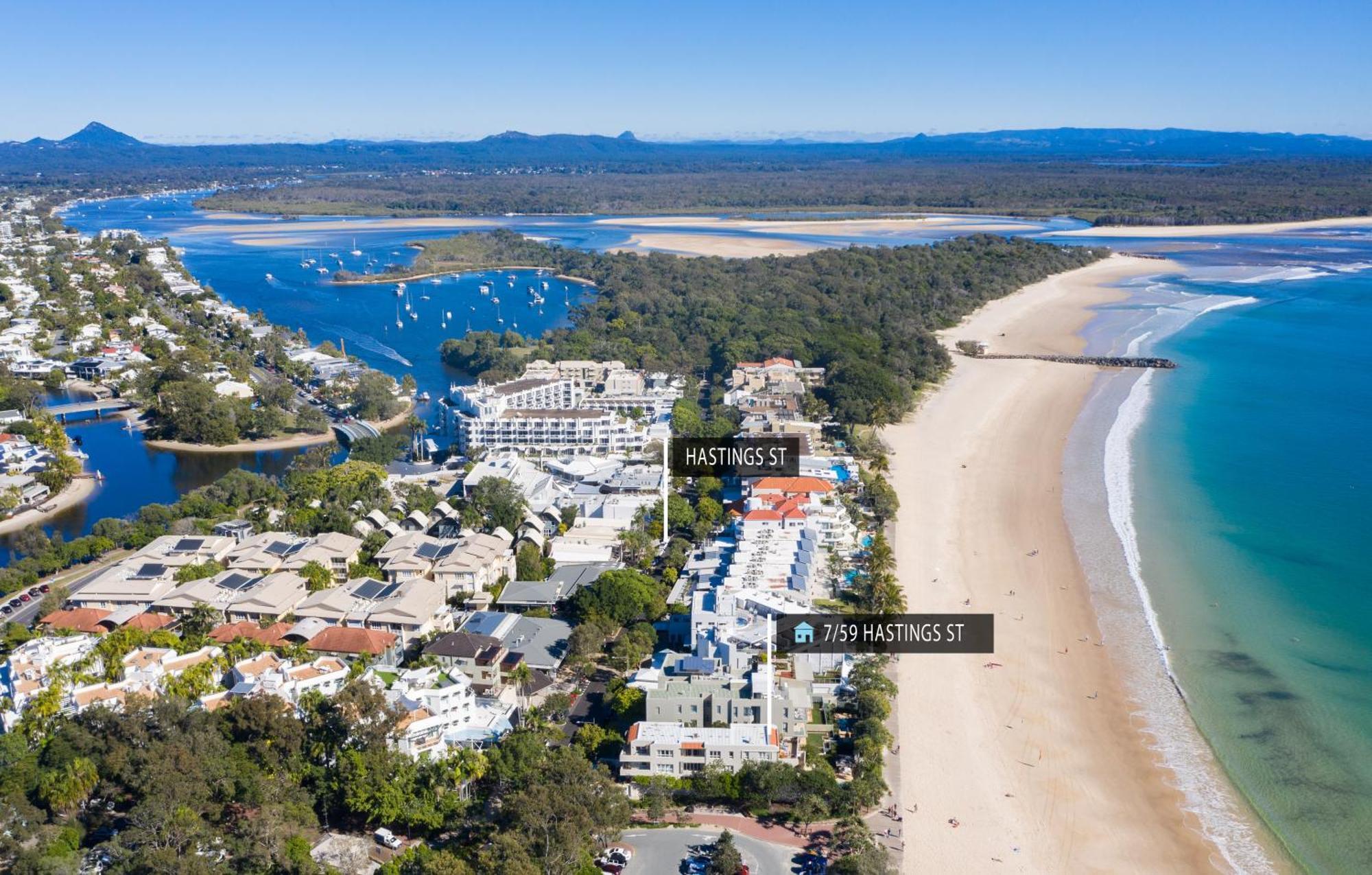 Portofino 7 Beachfront Penthouse Leilighet Noosa Heads Eksteriør bilde